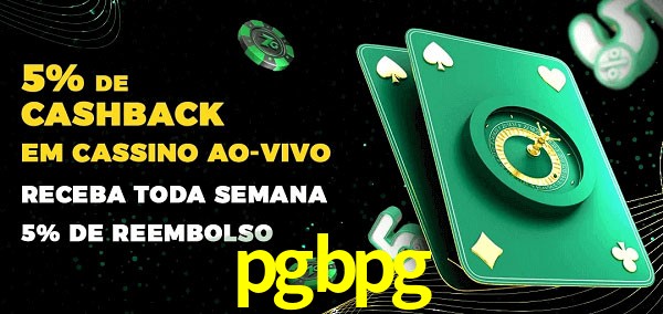 Promoções do cassino ao Vivo pgbpg